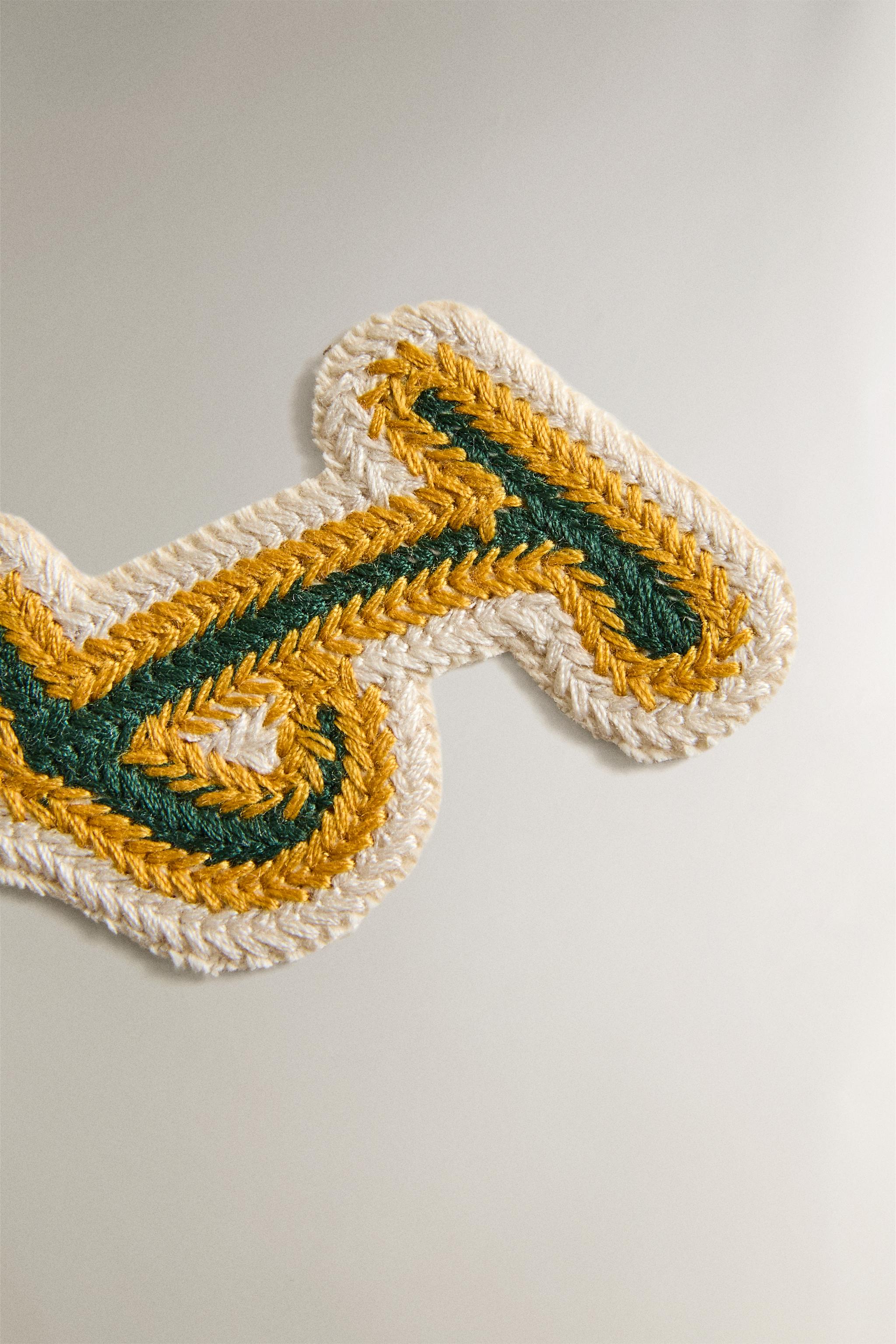 COTTON LETTER I PATCH